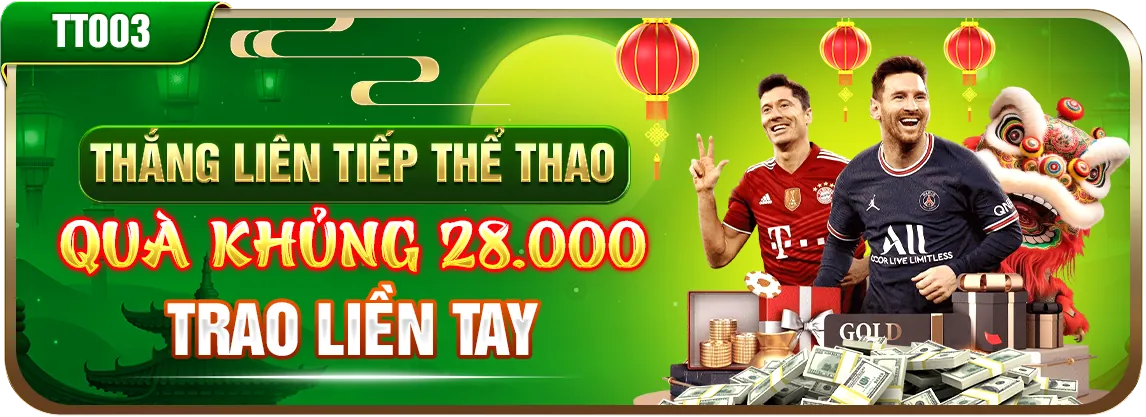 Các chương trình khuyến mãi cbvip777 chính thức